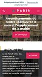Mobile Screenshot of paris.fr